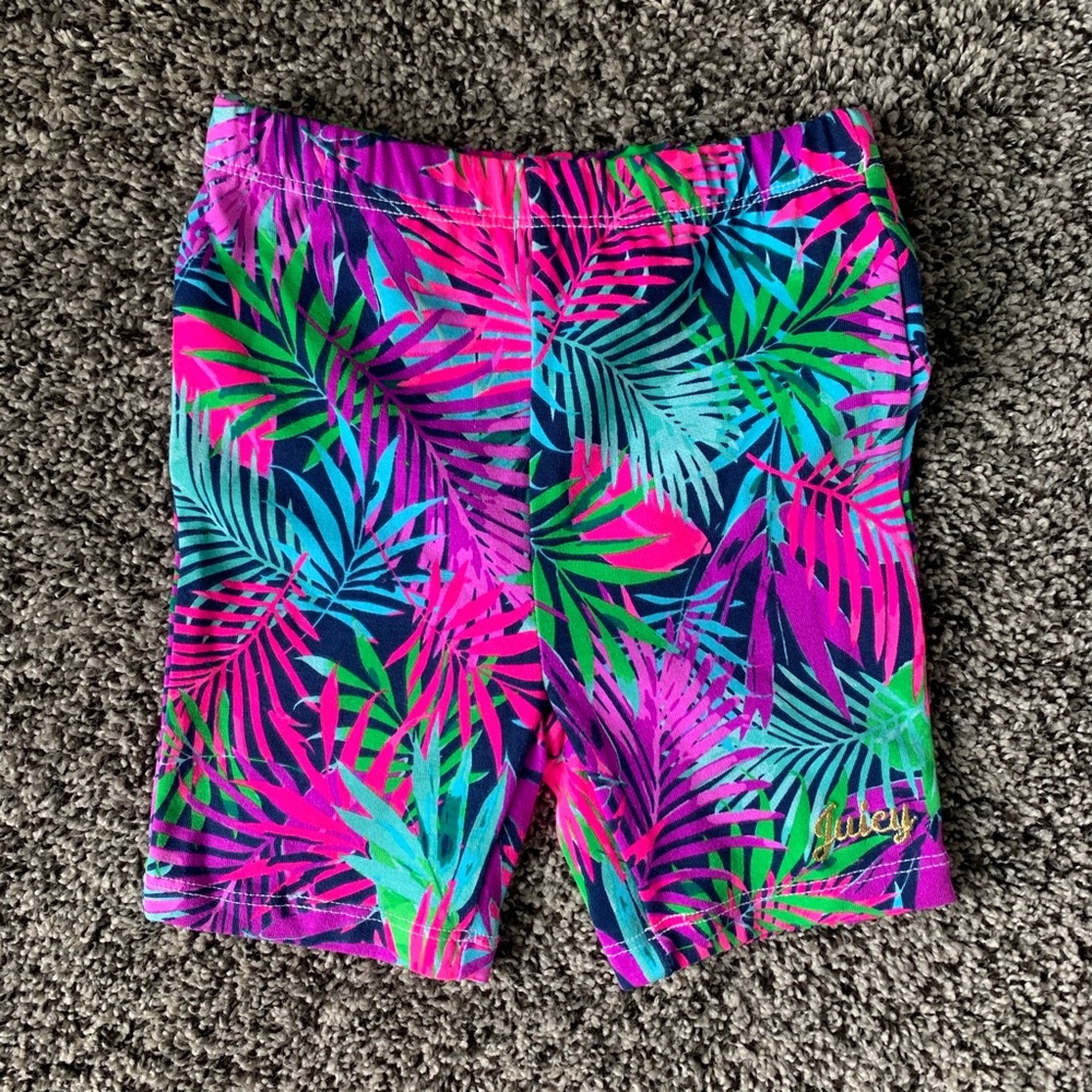 ❤️JUICY COUTURE❤️Palm print toddler shorts❤️24m